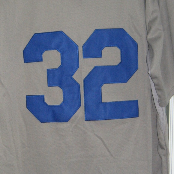 NEW LOS ANGELES DODGERS #32 SANDY KOUFAX COOL BASE XL GRAY REPLICA JERSEY - Picture 7 of 8